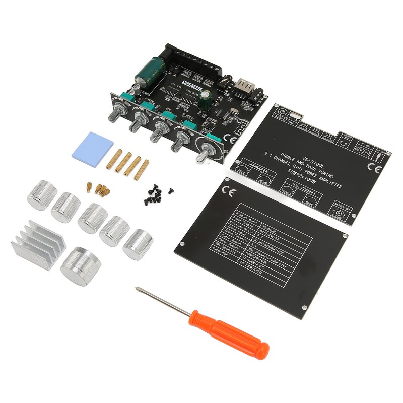 Bluetooth Amplifier Board 2.1 Channel 50W 50W 100W Wireless Subwoofer