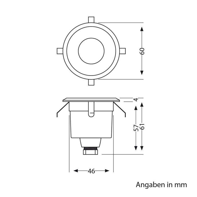 Parlat LED Recessed Ground Light AGENA For Outdoor, Cold White,