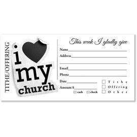 500 Church Offering | Tithe Donation Envelopes