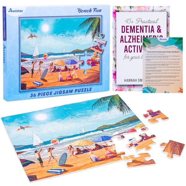 Assistex Dementia Jigsaw 36 Large Puzzle for Seniors - Alzheimer's
