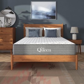 NapQueen 10 Inch Twin XL, Valeria Hybrid Cooling Gel Memory Foam & Pocket Coil Spring Mattress, CertiPUR-US Certified, Fiberglass-Free Mattress