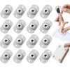 Mmszhl16 Pcs Mini Ruedas Autoadhesivas