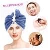 OATIPHO 2pcs Microfiber Hair Drying Towels Quick-Dry Absorbent Towel Wraps