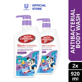 Lifebuoy [Bundle of 2] Lifebuoy Antibacterial Body Wash Moisture Plus 920ml