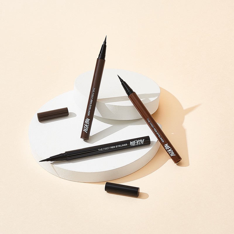 MERZY [1+1][Merge] Smudge-free The First Pen Eyeliner (0.5g) Oreo /