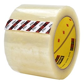 Scotch® 375+ High-Tack Box-Sealing Tape Rolls, 1.88" x 54.6 Yd, Clear, Pack Of 1 Roll