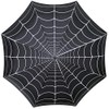 Kreepsville 666 Skull Handle Spiderweb Umbrella