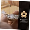 FOMIYES 5pcs Golden Watch Crowns Replacement Tools Watchmaker Accessory for