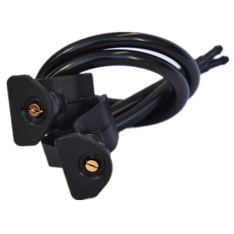 1Pair BB5Z-17603-A Front Windshield Washer Nozzles Spray Jet Compatible with