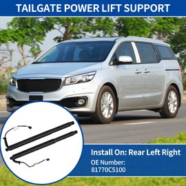 X AUTOHAUX Rear Left Right Tailgate Power Lift Support for Kia Sorento 2016-2020 Liftgate Power Hatch Shock Strut No.81770C5100/615103 Electric Trunk Power Liftgate 1 Pair