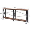 HOMISSUE Long Console Table for Entryway, 70.9" Industrial Sofa Tables