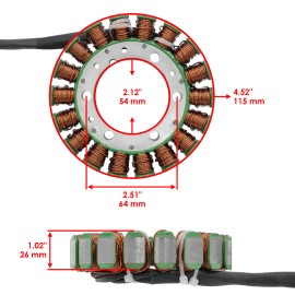 For Yamaha Stator Regulator Rectifier for Yamaha Grizzly 450 YFM450F 4X4 Eps 2011-2014