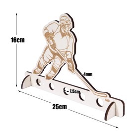 BOFUNX Money Gift Ice Hockey Gift Idea Wooden Ice Hockey Gifts for Men Original Money Gift for Birthday Family Friend Colleague