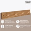 Keypak Wooden Coat Hooks –Pine Wall-Mounted Coat Rack – 46