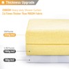 BTTN Fabric Shower Curtain, Linen Textured Heavy Duty Polyester Cloth