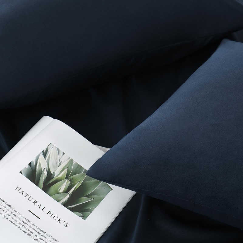Tifschlaf Pillow Cases 4 Pack - Navy Blue Pillowcases Pack