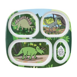 Petit Jour Paris DI935L Tray with Compartments The Dinos - Perfect for Diversifying Food