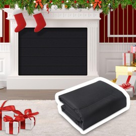Rumlick Oxford Cloth Magnetic Fireplace Cover - 39" x 32", Blocks Airflow, Draft Cover for Fireplace Doors