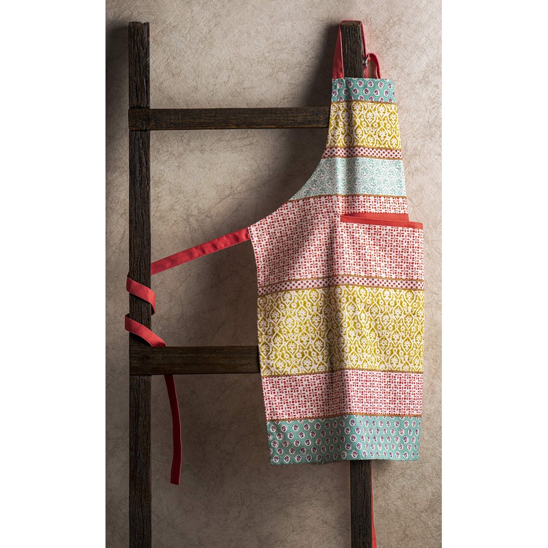 Maison d'Hermine 100% Cotton 1-Piece Kitchen Apron with Adjustable Neck