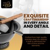 Stinky Cigar Black Nickel Ashtray - Windproof Stainless Steel Design