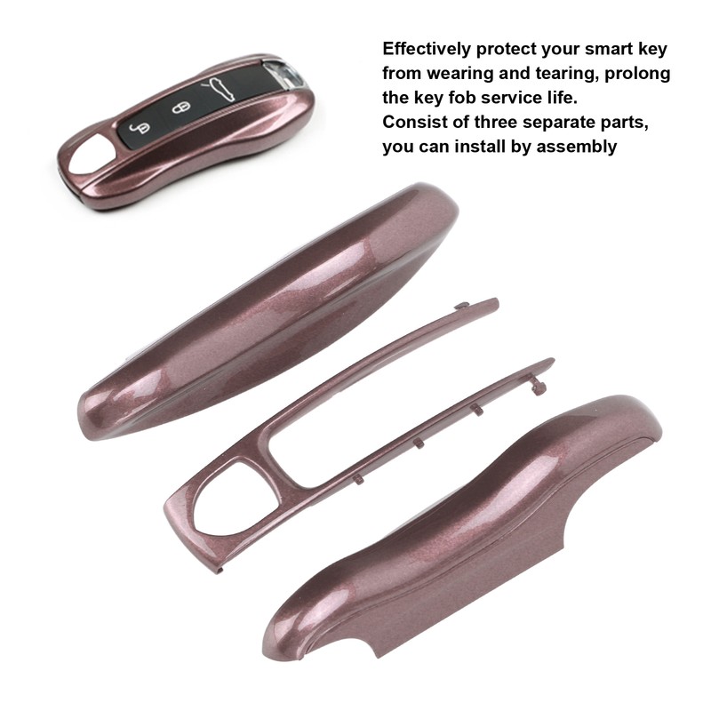 Car Remote Control Key Protective Cover 3 Parts Replacement for