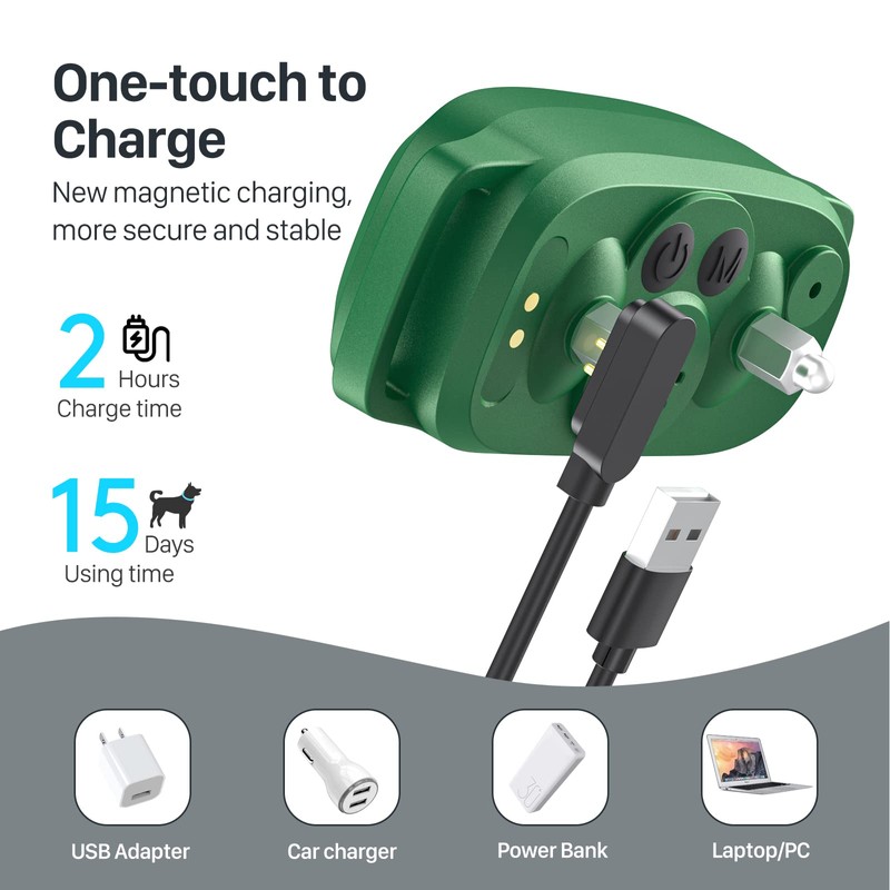 FAFAFROG Dog Bark Collar for Large Medium Small Dogs, Rechargeable
