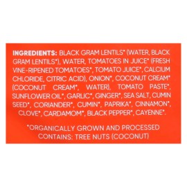 UD_Maya Kaimal Organic Everyday Dal 10 oz Black Lentil Tomato Cumin Pack of 6 Instant Soup