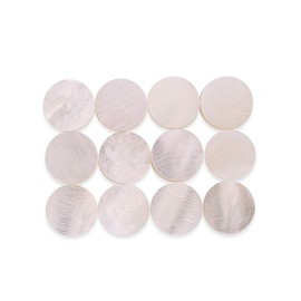 Tyenaza Fingerboard Inlay, Pack of 20 6 mm Fingerboard Marker Inlay Sticker Decals for Guitar Ukulele Bass Mandolin Banjo Decor Fingerboard Sticker Guitar (20 Pieces)