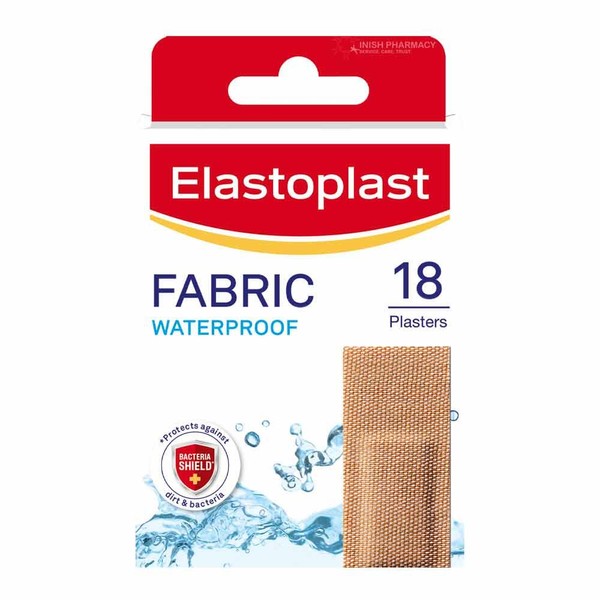 Elastoplast Fabric Waterproof Plasters 18 Pack