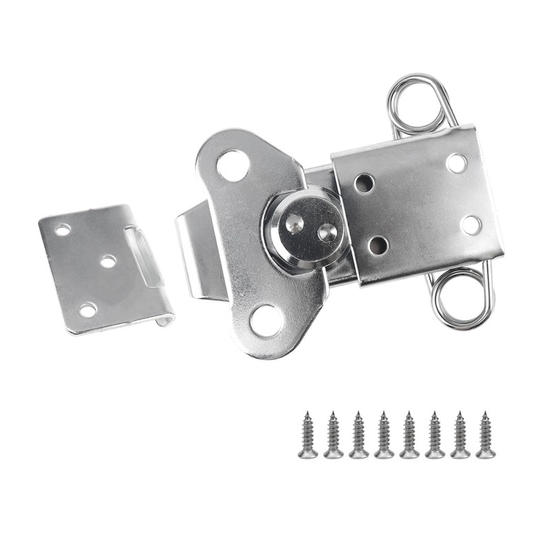 Geesatis Twist Latch & Keeper 2 Pcs Spring Loaded Butterfly
