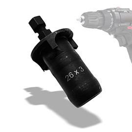 Calibrator/deburring for multi-layer composite pipes with cordless screwdriver drive (26 x 3 mm)