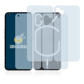 BROTECT Screen Protectors for Nothing Phone (1) (Display and Back) Screen Protector Ultra Clear Pack of 2
