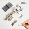 LOOTICH 110 Deg Kitchen Units Concealed Cabinet Door Mute Hinges