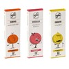 Sabadi Sicilian Citrus Trio | 3-Pack of Organic Chocolate From Modica, Italy| Interdonato Lemon, Sicilian Red Orange, Ciaculli Late Mandarin | 3x 50g Bar