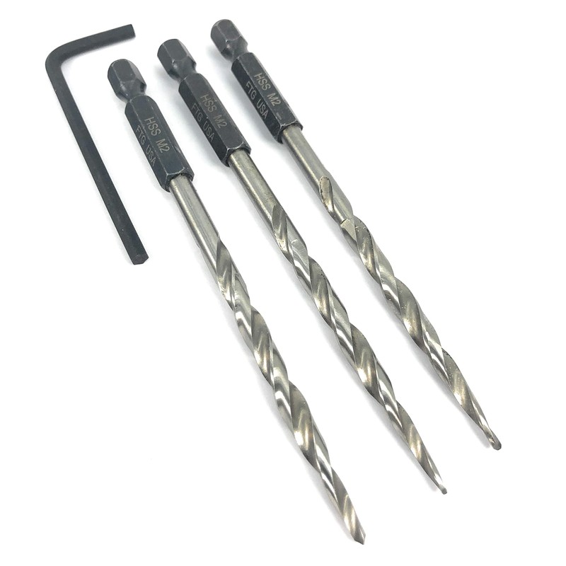 FTG USA Maximum Torque 3 Piece Same Size 3/16" (#10)