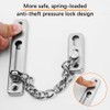 WCHOSOZH Stainless Steel Door Chain Lock, Security Door Latch Lock