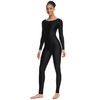 OVIGILY Women's Long Sleeve Unitard Dance Costume Spandex Full Body