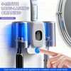 Rechargeable Toothbrush Holder,Wall Mounted Automatic Toothbrush Cleaning Tool with Toothpaste