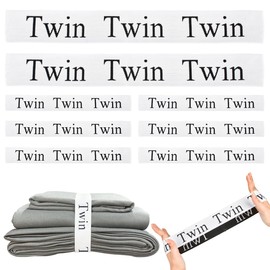 CONLI 8 Pack Bed Sheet Organizer Straps Sheet Organizer Bands for Closet,Storage Label Bands,Flexible Elastic Band for Sheet Maximize Your Storage Space(Twin)