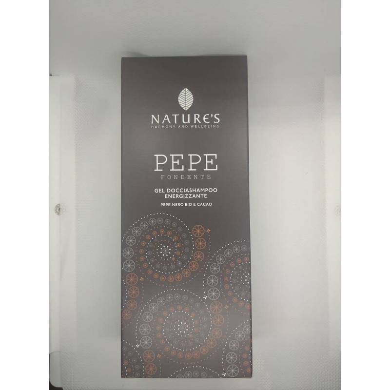 Nature's Pepe Fondente Stimulating Shower & Shampoo Gel, Black Pepper