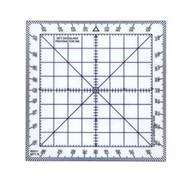 MTT PL Douglas 5" Protractor Graduated in Degrees for Angle Measurement and Map Plotting for Outdoor, Marine or Air Navigation with Map and Compass, Hiking, Orientation and Survival