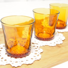 Duralex 21-0228-00 Amber 160cc Set of 4