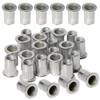 Metric M6 Aluminum Rivet Nut Threaded Inserts Rivnuts Nutsert M6-1.0mm