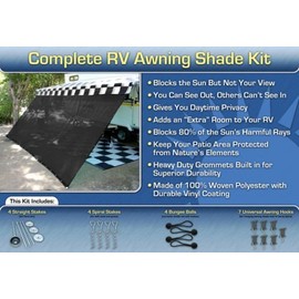 RV Awning Shade RV Shade Complete Kit (8x19)