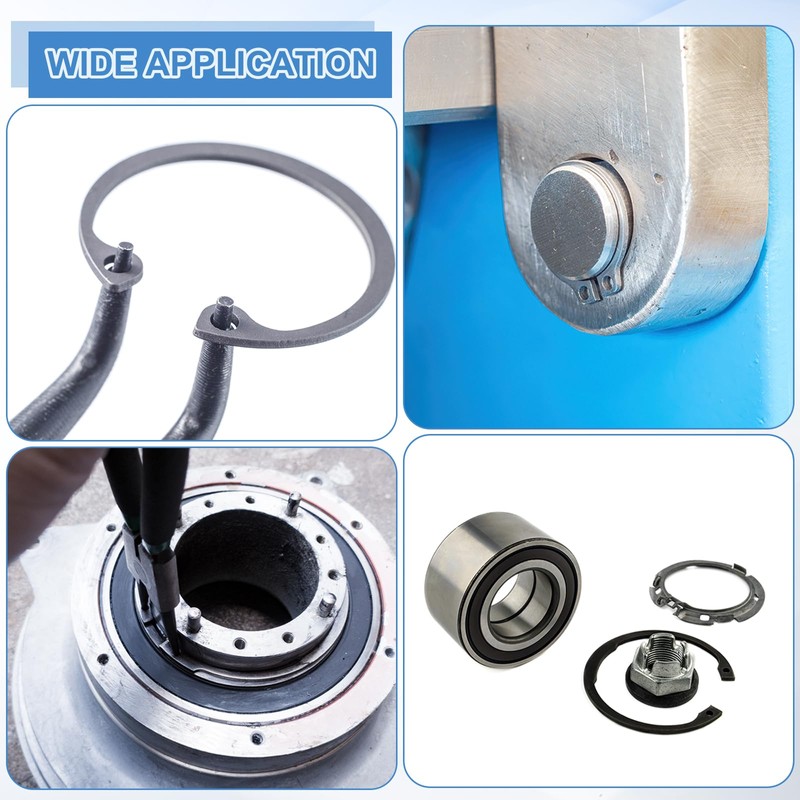 sourcing map 25Pcs 13/16" Internal Retaining Ring Circlip, 65 Mn