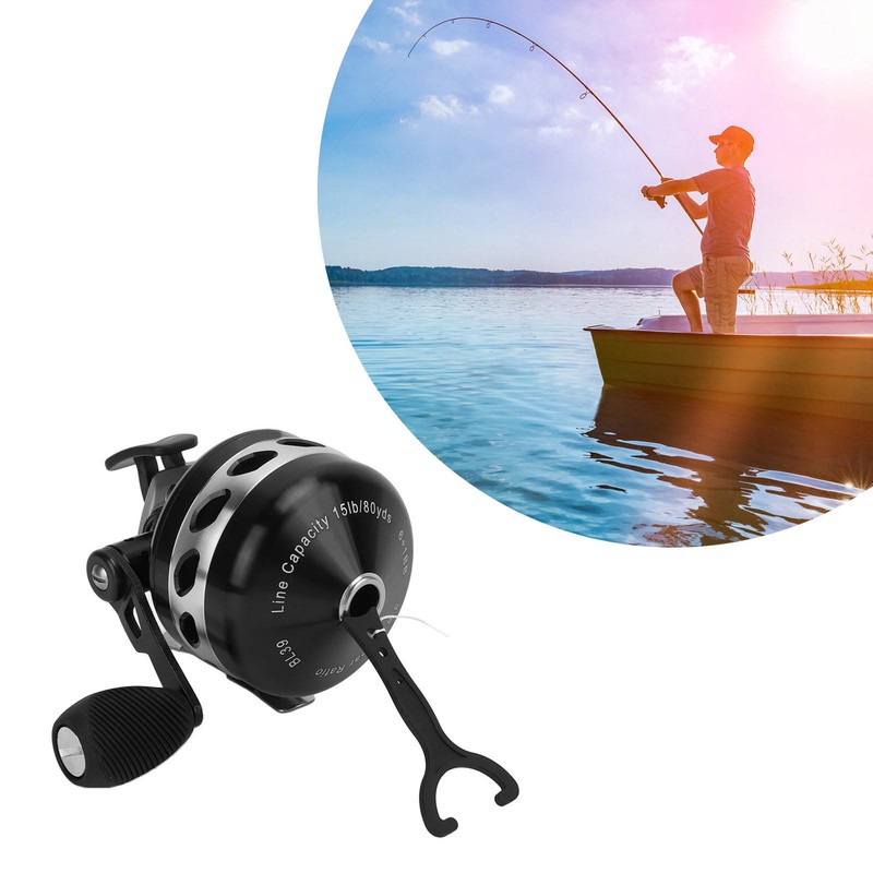 Metal Slingshot Fishing Reel Double Color Oxidation Technology Alloy Lure
