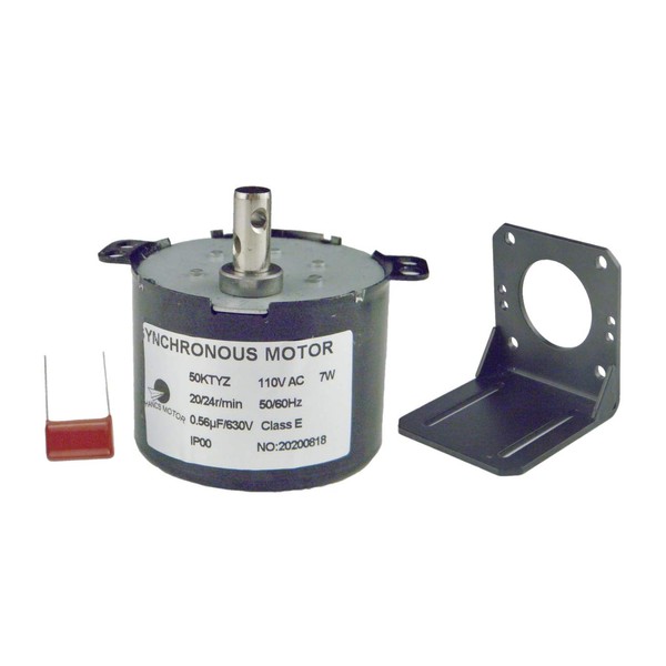 CHANCS Electric Synchron Motor 50KTYZ 20/24RPM Low Speed Mini Gearbox