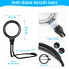 Hands Free Magnifying Glass with Light for Reading and Sewing