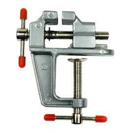 Unbranded 3.5" Miniature Vise Small Jewelers Hobby Clamp On Table Bench Tool Vice Aluminum