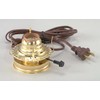 B&P Lamp® Mason Jar Adaptor with Brown Cord